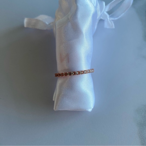 NWT Adornia Swarovski Crystal Accented Eternity Ring - Picture 5 of 7